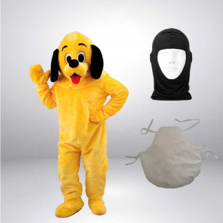 Hund-Lauffiguren-Kostueme-Maskottchen-gelb